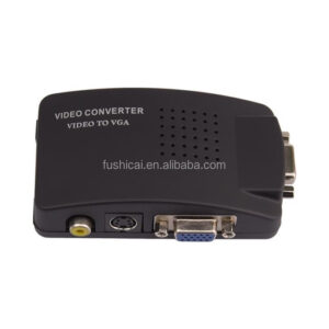 BOX SIGNAL AV Adapter Converter Swap for S-Video, VGA, PC Audio & Video Equipment