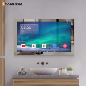 STANHOM Android Contact Display Good TV Mirror with Distant Management – Obtainable in 21.5, 27, 32, 43, 55, 65, and 75 Inches